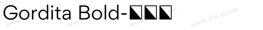 Gordita Bold字体转换
